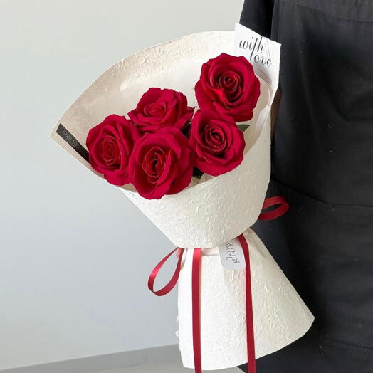 Kırmızı Gul Buketi (yapay)