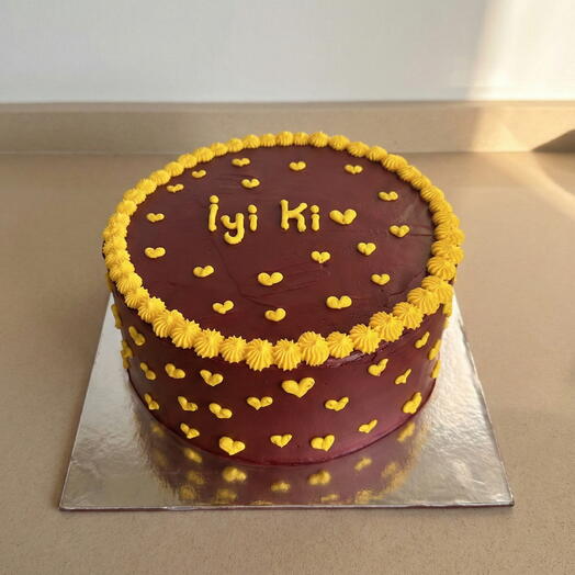 Yellow Red Cake