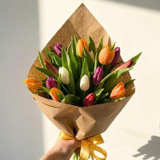 Karışık Lale Buketi