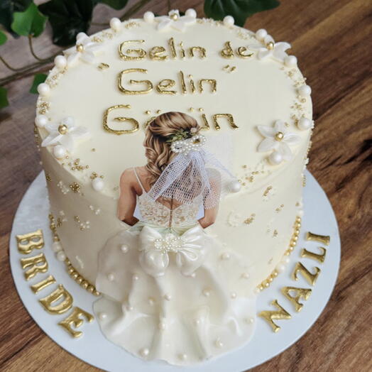 Bride to be pastası 10 kişilik