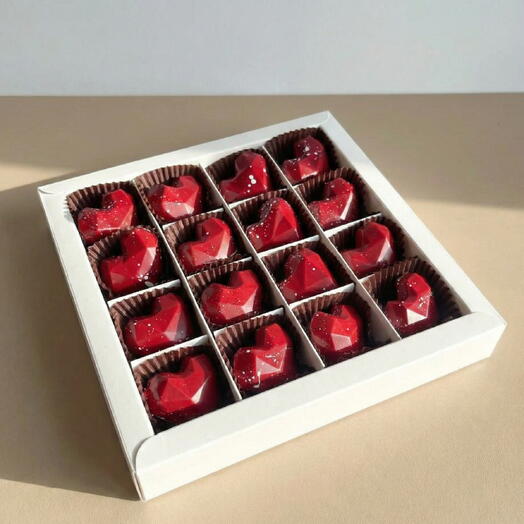 16-piece Heart Chocolates