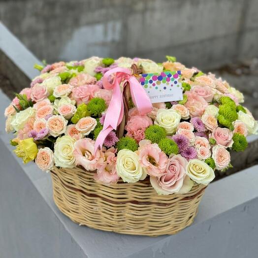 Flowers in the basket