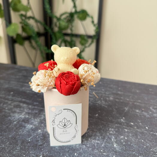 1 adet Sabundan kokulu çiçek box S