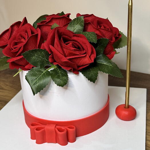 Bouquet of layered cake