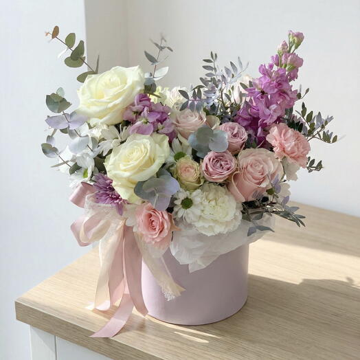 PASTEL LUXURY FLOWER BOX