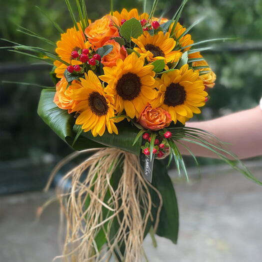 Ayçiçeği Buketi