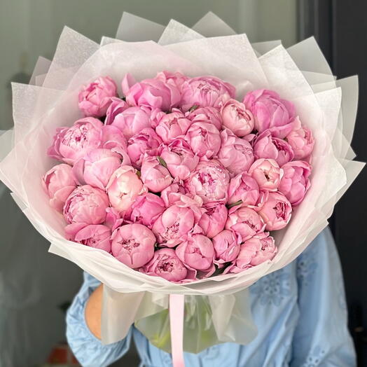 Şakayık mono buket 💐 luks ve şık tasarım