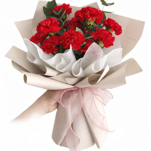 10 lu Kırmızı Karanfil