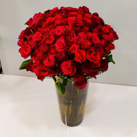 101 gul Buyuk Yunan vazoda 201 gul