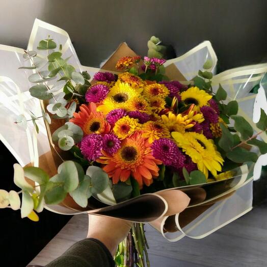 Guneş Işıltısı Karışık Buket