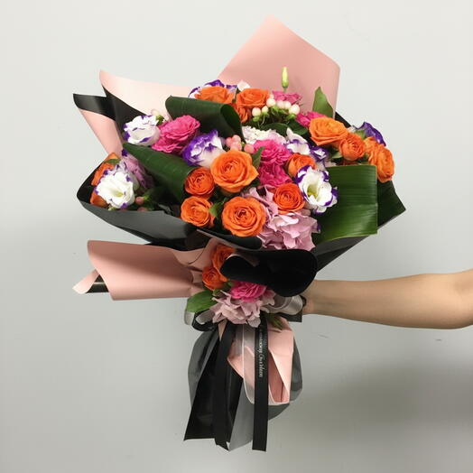 Karışık gul buketi