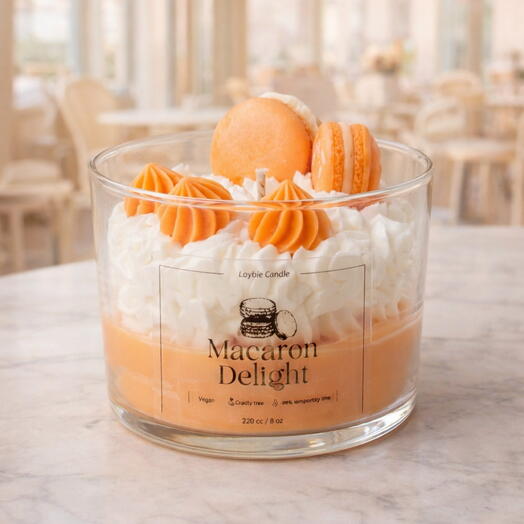 Macaron Delight Portakal Kokulu Soya Mum