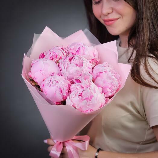 7 Sarah Bernard Şakayık Buketi