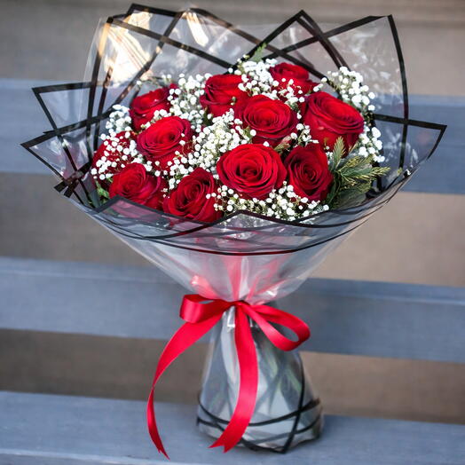 Kırmızı Guller Buketi