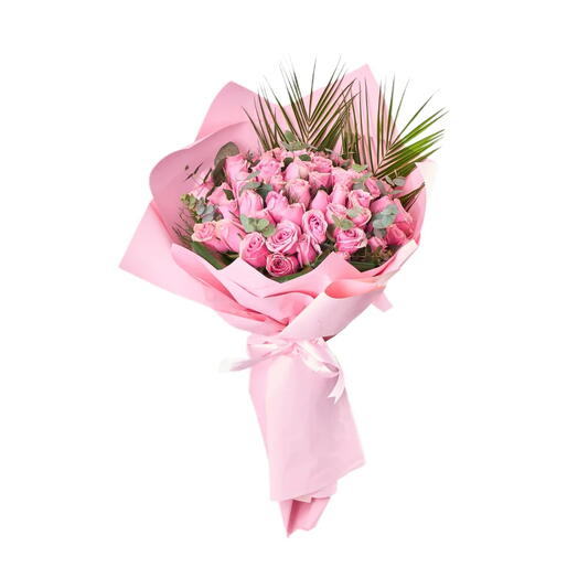 51 Pink Rose Bouquet