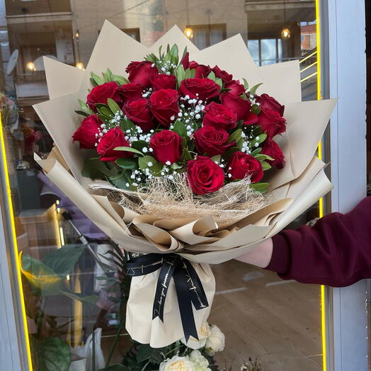 21Lİ KIRMIZI GÜK BUKETİ