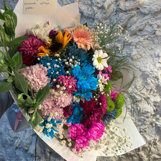 Яркий весёлый букет