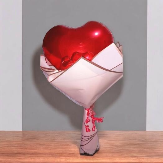 Sevgi balonları buketi