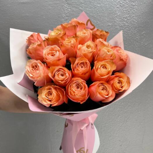 Turuncu Gül Buketi