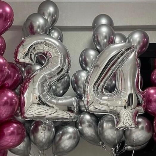 2 rakam ve 100 baloon