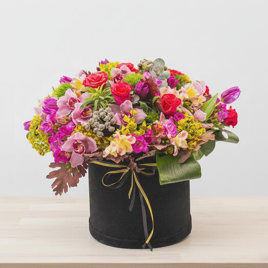 Karışık kutu guller