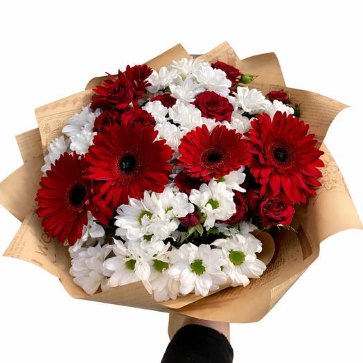 Karışık buket Gerbera