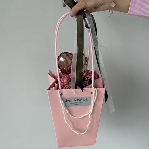 Pembe Kalanchoe Kutuda – Anneler Gunu Hediyesi
