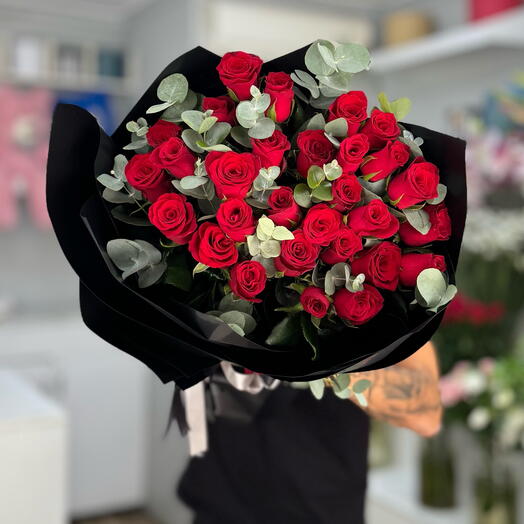 35 adet  ital uzun gul buketi