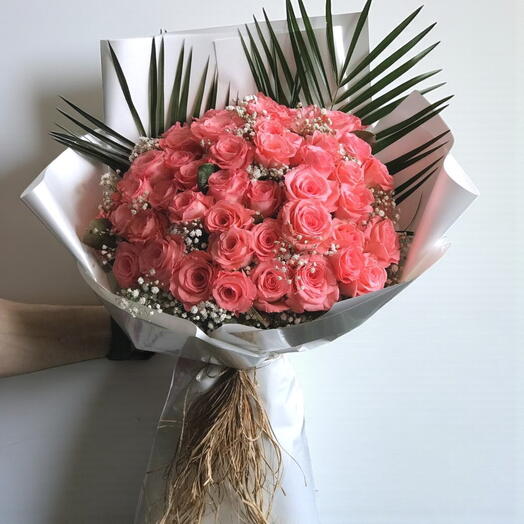 Özel Sarıl 51 Pembe Gul Buketi