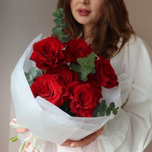 Kırmızı gül buketi