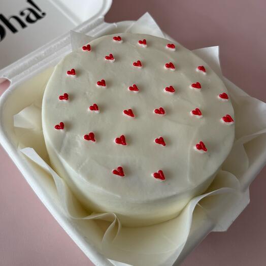 Bento hearted cake for 1-2 people