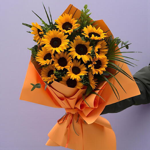 Ay Çiçeği Buketi