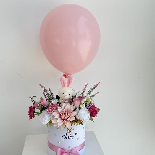 Floral Balloon Box