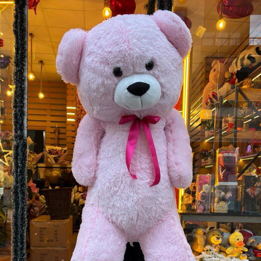 🧸💗 150 cm Dev Pembe Ayıcık – Ekstra Yumuşak Tuylu, Premium Peluş