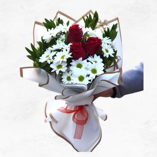 3 Gullu Papatya Buketi