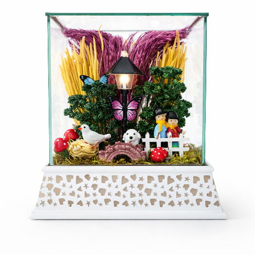 Glass terrarium