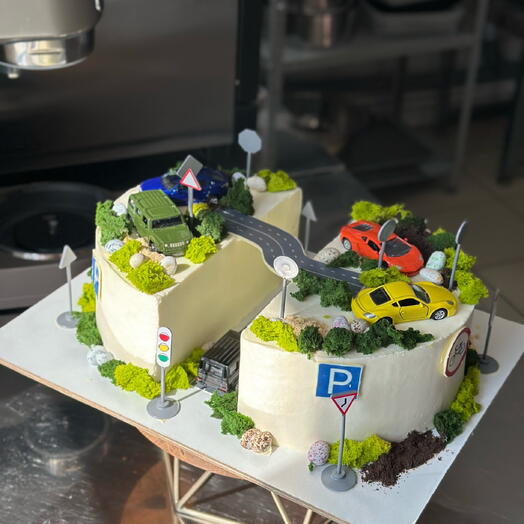 Mini Şehir Yolu Pastası