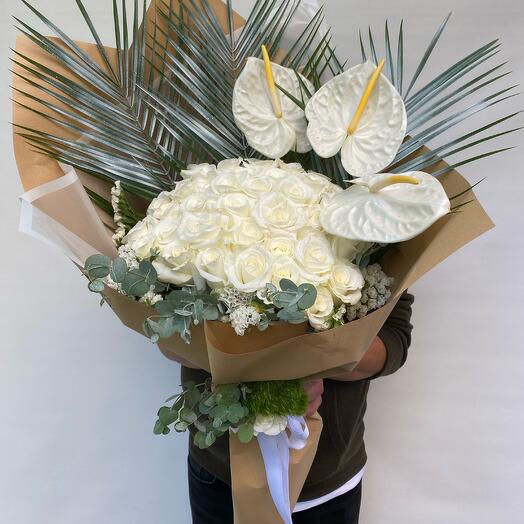 WHİTE ANGEL BOUQUET