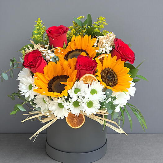 Kutuda Karışık Çiçek