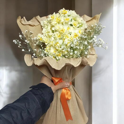 Pastel Nergis Buketi