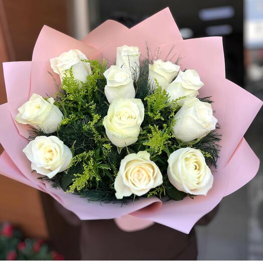 Beyaz Zarafet Buketi