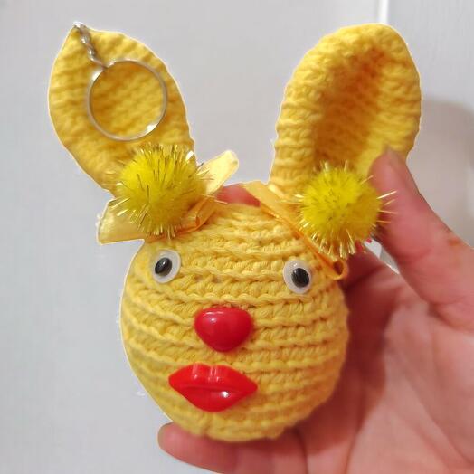 Cute Rabbit Keychain – Handmade Cute Design