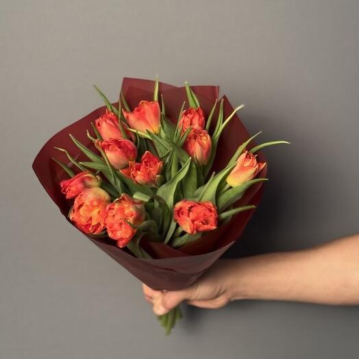 İthal Kırçıllı Lale Buketi 11 Adet