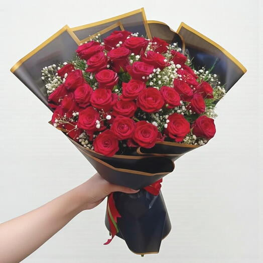 Aşkın Zarafeti 41 Kırmızı Gul