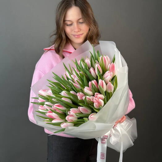 51 pink tulips