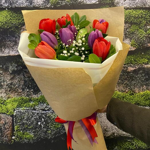 Renkli Lale Buketi
