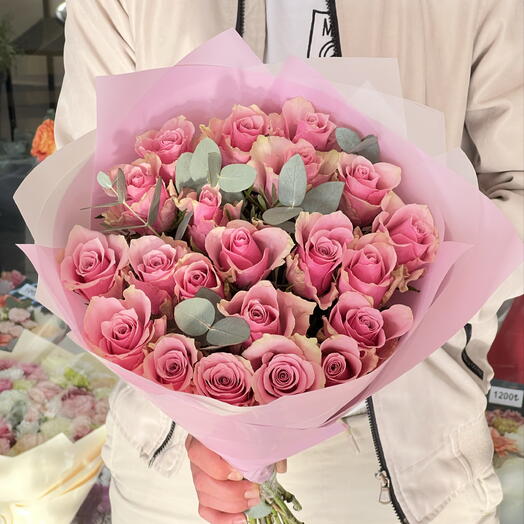 21 pink rose