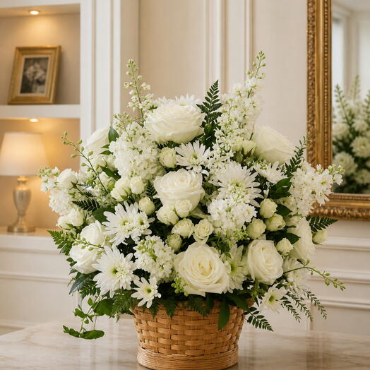 Pure White Royal Elegance