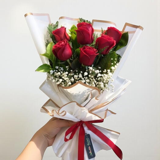 7 Kırmızı Gul Buketim