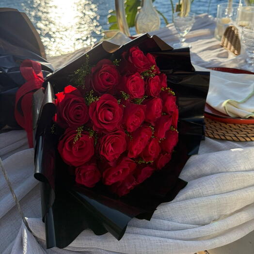 Red rose bouquet